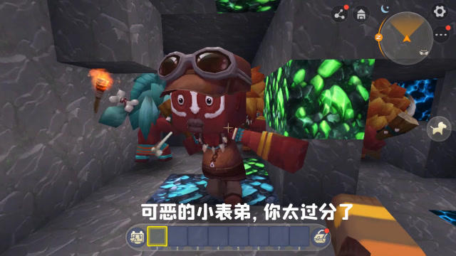 迷你世界：小表弟过分，他把小乾反锁在矿洞里，害我被怪物追着打免费观看
