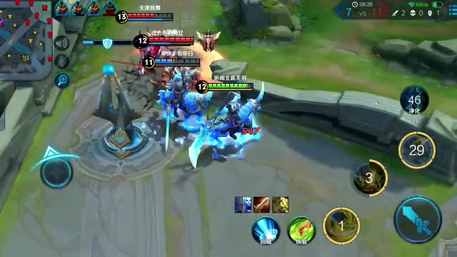 王者荣耀，五个关羽克隆战免费观看