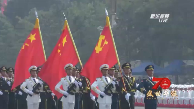 超燃!大閱兵分列式視頻來了!