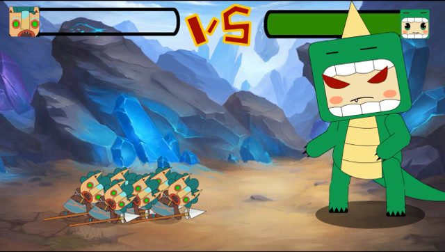 迷你世界格斗动画第47集：野人家族大战恐龙迷斯拉免费观看