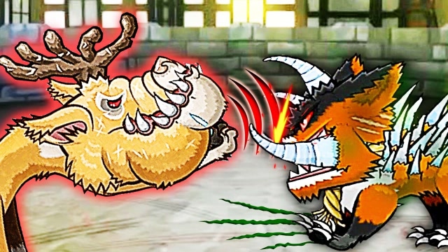 变异猫战争 我变异出大猪头，把对面的小猫吓哭了！小熙解说免费观看