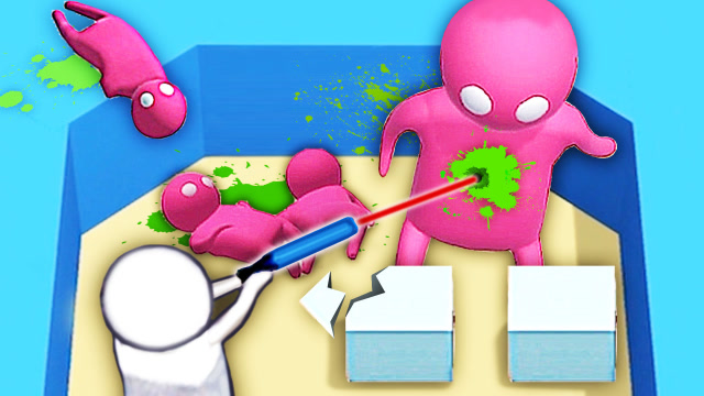 橡皮人神射手 我被一群橡皮人围攻啦，看我一枪打10个！小熙解说免费观看