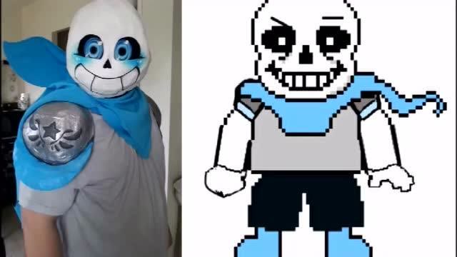 传说之下：两个不同版本的sans仿妆秀，你更喜欢哪一个？免费观看