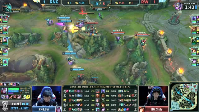 LPL夏季赛季后赛比赛视频 RNG vs RW 第3场免费观看