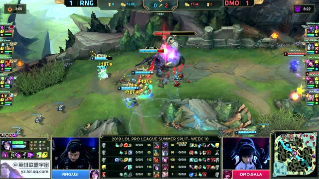 LPL夏季赛比赛视频W10D2 RNG vs DMO 第3场免费观看