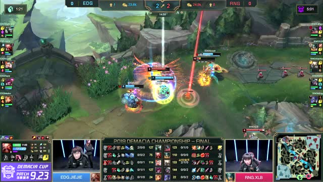 2019德玛西亚杯季军赛EDG VS RNG 第1场免费观看