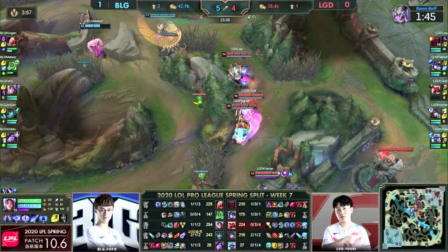 2020LPL春季赛W7D2 LGD vs BLG 第2场免费观看