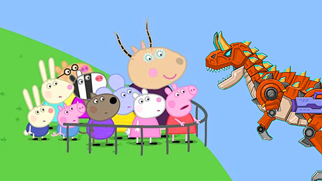 组装变形金刚机械装甲恐龙霸王龙 粉红猪小妹侏罗纪小游戏免费观看