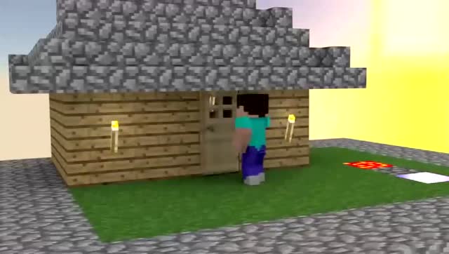 我的世界孤岛上只有一棵树和一桶水，看新手怎么建出房子！免费观看