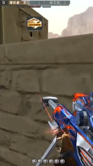 CF：沙漠一灰极光瞬狙秀，沙鹰青龙手枪才是主武器免费观看