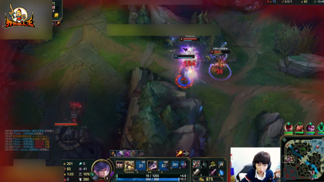 路人王 猛比锐雯拯救世界1v4 无缝连招手速爆炸免费观看