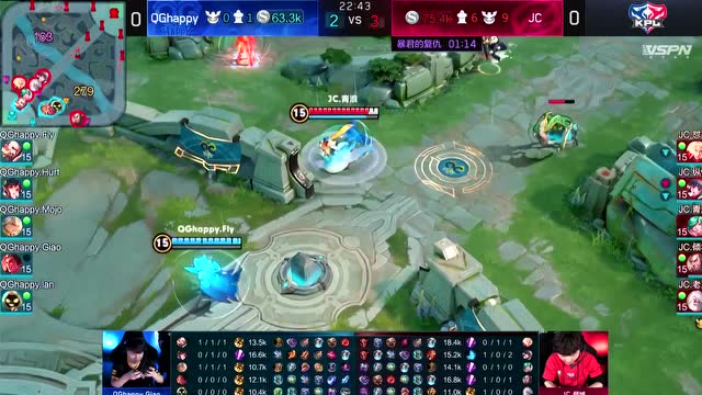 20190329KPL春季赛_W4D3 QGhappy vs JC_1免费观看