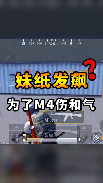 刺激战场：妹子直接发飙！只因直男队友阴阳怪气套路，就看上一把M4？免费观看