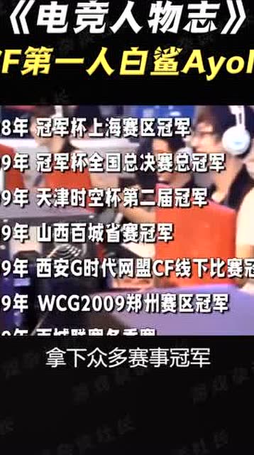 一分钟了解CF第一人初代狙神白鲨AyoM免费观看