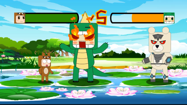 迷你世界格斗动画第94集：巨型恐龙迷斯拉厉害还是熊孩子的熊大厉害免费观看