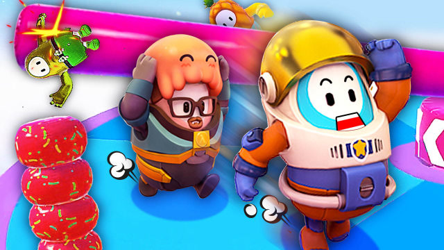 糖豆人 爆笑兄妹和60个人互坑，冲过障碍智勇大闯关！小熙解说免费观看