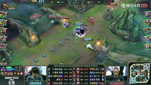 S8小组赛比赛视频Day1 AFS vs G2免费观看