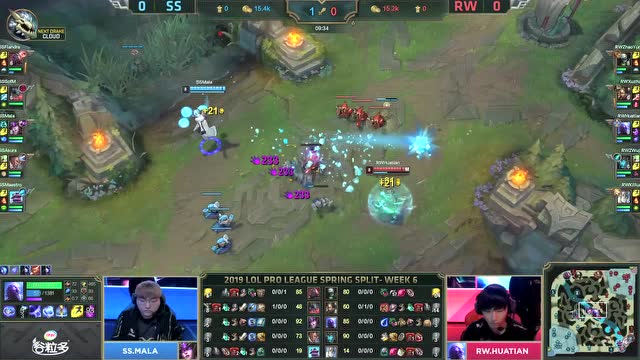 LPL春季赛比赛视频W6D3 RW vs SS 第1场免费观看