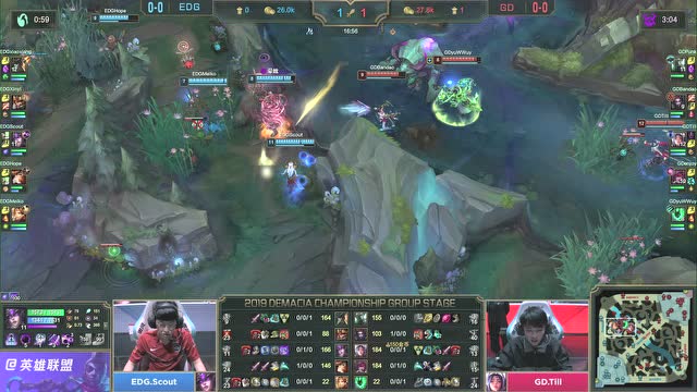 2019德玛西亚杯小组赛EDG vs GD免费观看