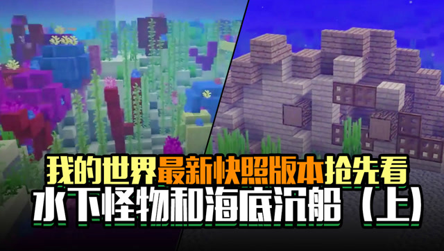 我的世界最新快照版本抢先看 水下怪物和海底沉船 上免费观看