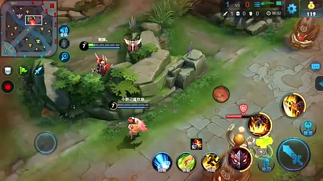 王者荣耀：典韦残血假装掉线，引安琪拉上当！免费观看