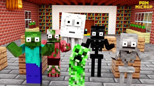 Minecraft动画《寻宝记》，骷髅小白找到了宝箱！免费观看