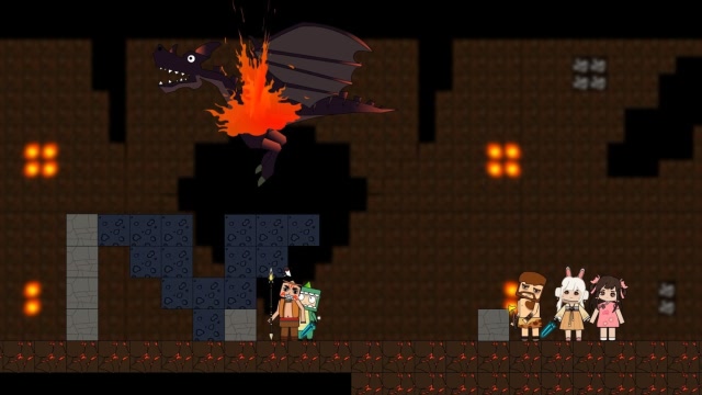 迷你世界动画第90集：迷斯拉解锁熔岩黑龙，出来就是大招让人头疼免费观看