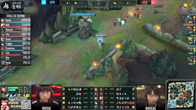 GEN vs APK第二局-LCK春季赛第四周Day5免费观看