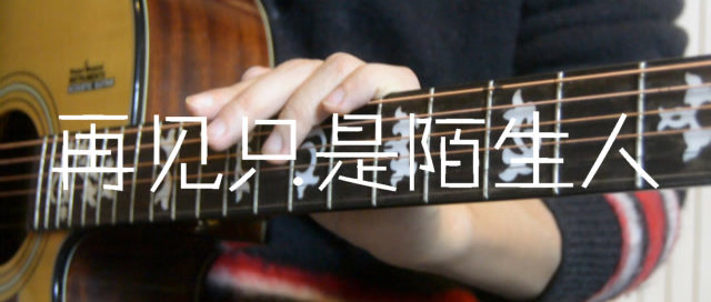 「吉他弹唱入门系列教程」第二十七集-「再见只是陌生人」庄心妍