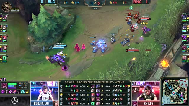 LPL夏季赛比赛视频W2D5 RNG vs BLG 第2场免费观看