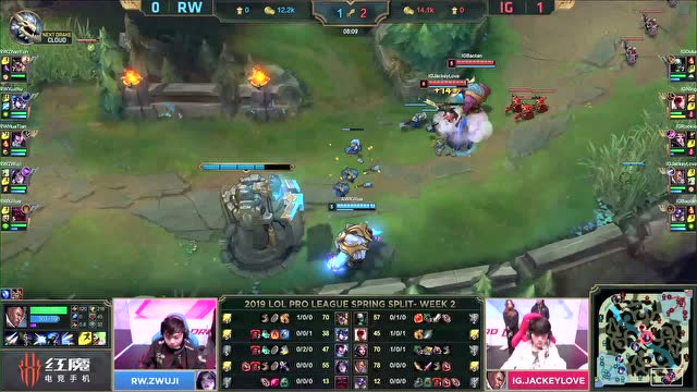 LPL春季赛比赛视频W2D1 IG vs RW 第2场免费观看