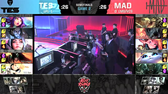 LOL洲际赛半决赛比赛视频 TES vs MAD免费观看