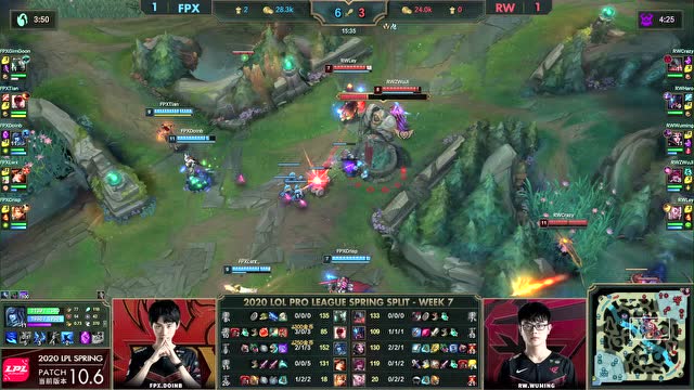 2020LPL春季赛W7D6 FPX vs RW 第3场免费观看
