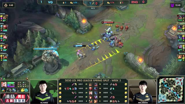 2020LPL春季赛第3周第5日 RNG vs VG 第2场免费观看