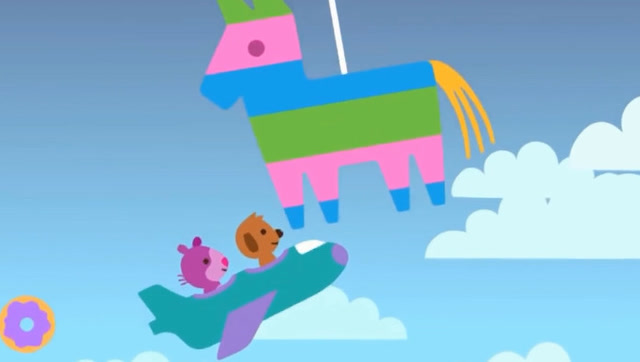 Sago mini的太空之旅 驾驶飞机在天空飞行免费观看