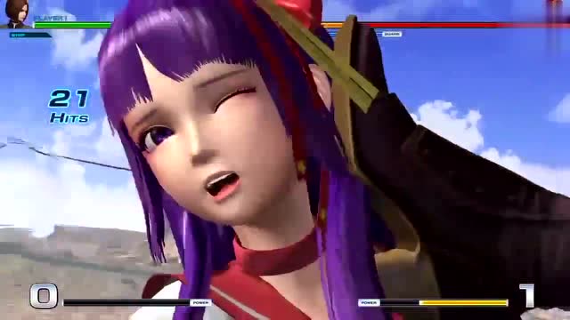 KOF14 拳皇鞭子女王连招教学，雅典娜瞬间空血免费观看