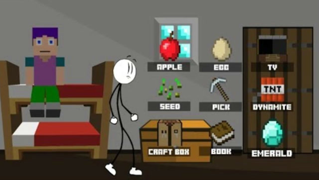 火柴人VS我的世界 最新越狱方式 动画短片免费观看