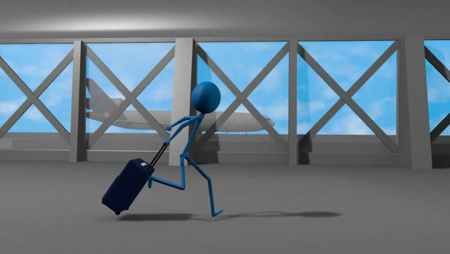 火柴人大作战：坐飞机搞笑篇，小游戏动画免费观看