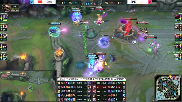 2018亚运会英雄联盟预选赛 中国台北vs中国R3免费观看