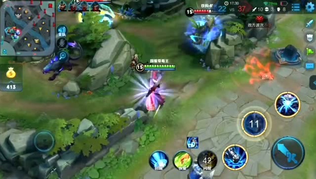 王者荣耀：钟馗的钩子你躲的过吗，大招伺候你哦免费观看