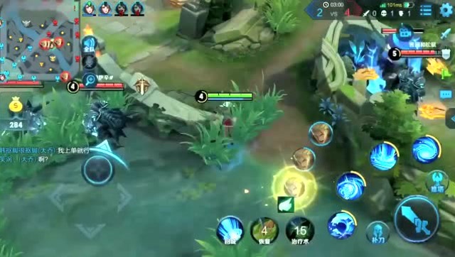 王者荣耀：五个亚瑟大战大乔，打着打着人就不见了免费观看