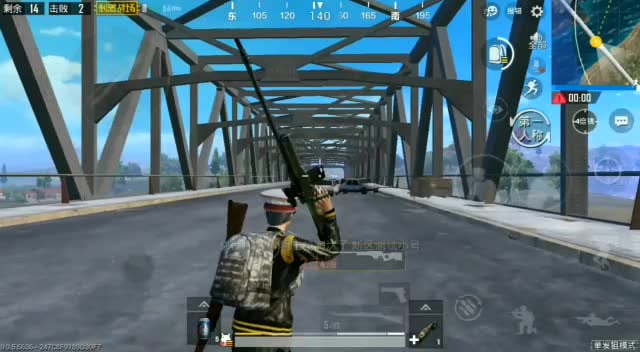 刺激战场：千万不要惹拿两把狙击的人，因为他能把狙打成步枪免费观看