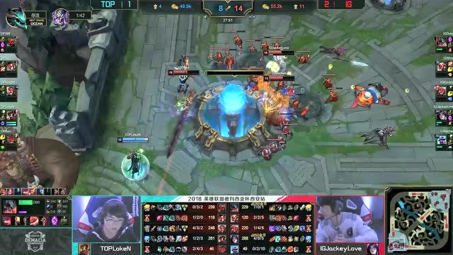 [赛事速看]卡莎暴走斩22杀,IG让一追三夺冠免费观看