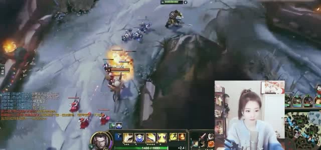 LOL冯提莫用盖伦对线亚索，输出全靠吼，没想到差点没把她虐哭免费观看