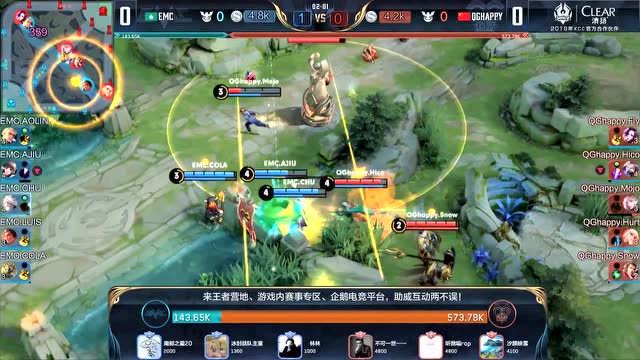 KCC王者荣耀世界冠军杯小组赛EMC vs QGhappy1免费观看