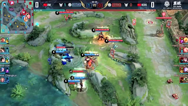 KCC王者荣耀世界冠军杯淘汰赛_RW vs HERO_1免费观看