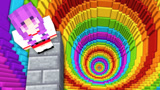  小君姐姐我的世界：挑战彩虹滴管跑酷地图，你敢玩吗？