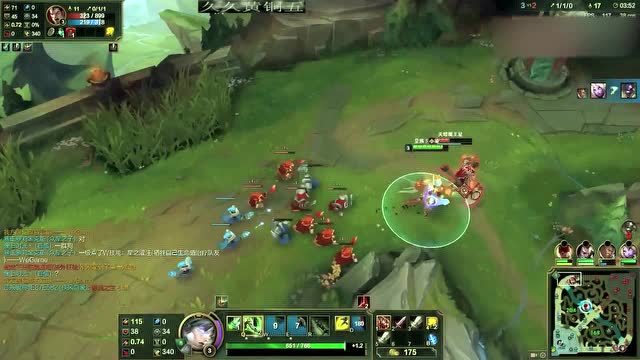 LOL：上单锐雯各种单杀诺手，是锐雯强还是诺手弱？免费观看