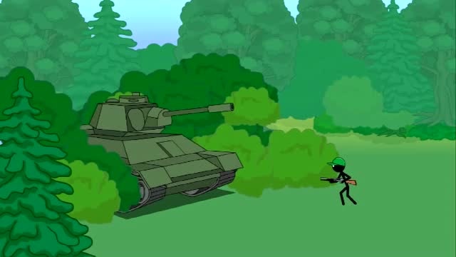 火柴人打猎：小黑你想知道坦克的厉害吗免费观看