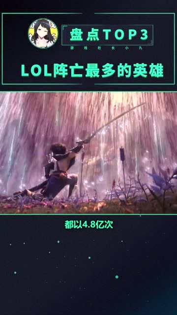LOL中死亡最多的3个英雄免费观看